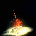 The bonfire from dark souls